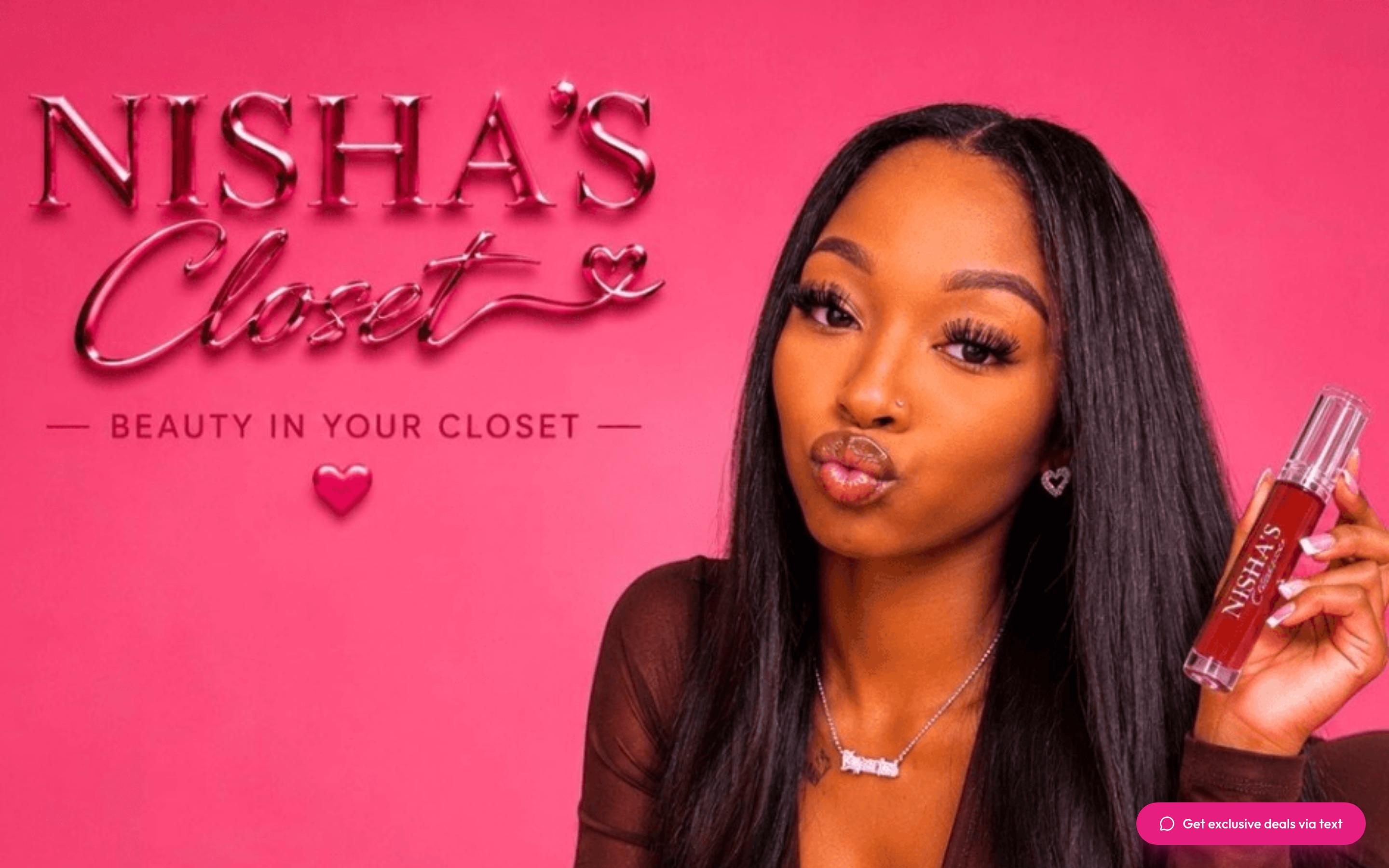 Nisha's Closet live site