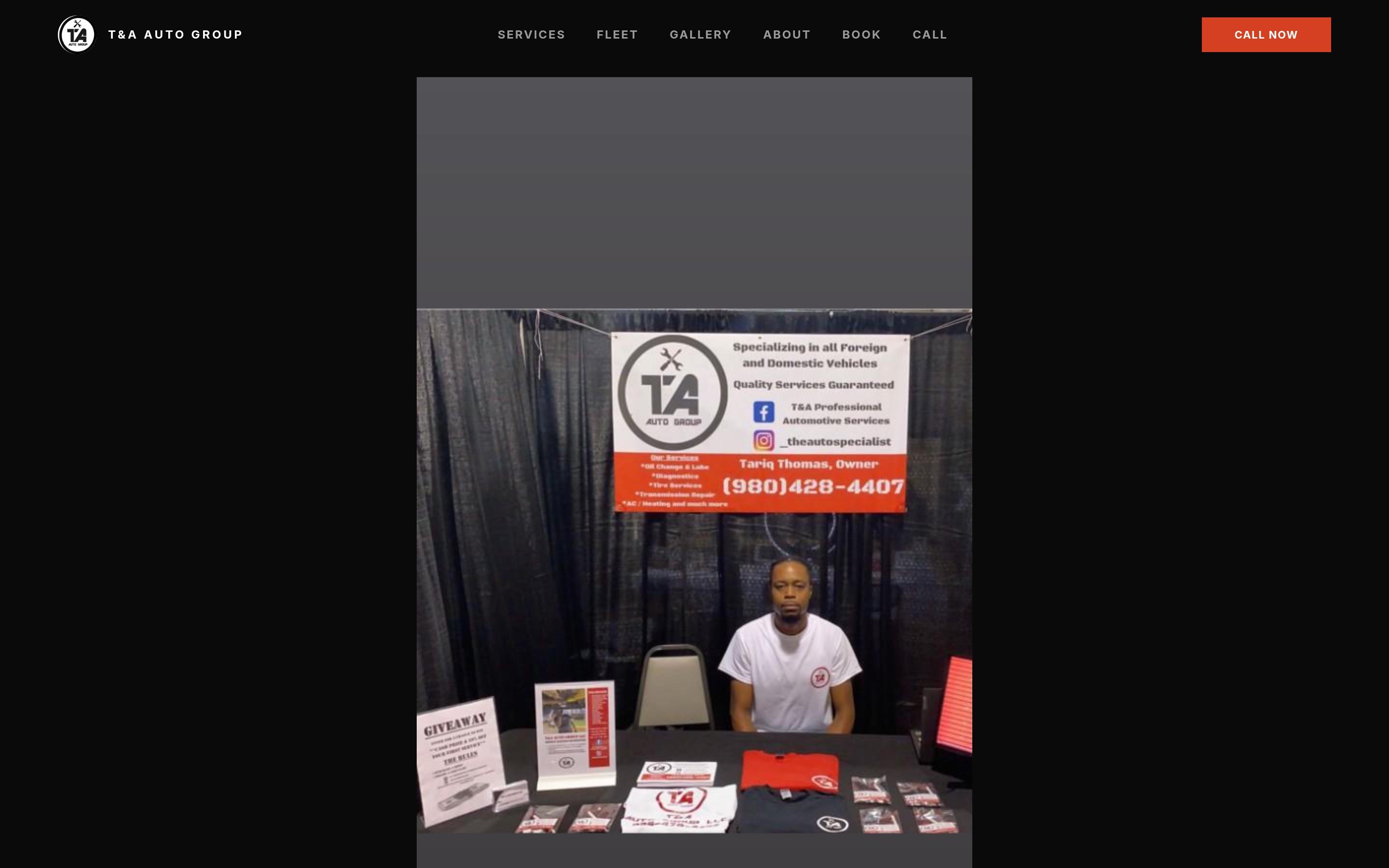 T&A Auto Group live site